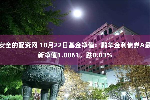 安全的配资网 10月22日基金净值：鹏华金利债券A最新净值1.0861，跌0.03%